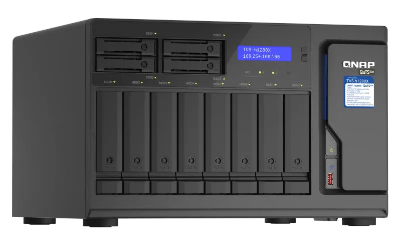 12-Bay Turbonas (8 X 3.5In Hdd   4 X 2.5In Ssd) Sata 6G Intel Xeon W-1250 6 Cores 12 Threads 3.3 Ghz (Boost Up To 4.7 Ghz) 16Gb Ddr4 Ecc Ram (Max. 128Gb) 4 X 2.5Gbe 2 X 10Gbase-T 10Gbe 2 X M.2 22110/2280 Nvme Pcie Gen3 X4 Ssd Slots For Ssd