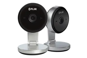 2 WiFi Home Security Cameras with 2K Super HD Resolution, Two Way Audio, 40ft Night Vision (2-pack)