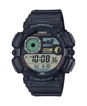 50.1mm Black Resin Men's Digital Watch WS1500H-1AV Casio