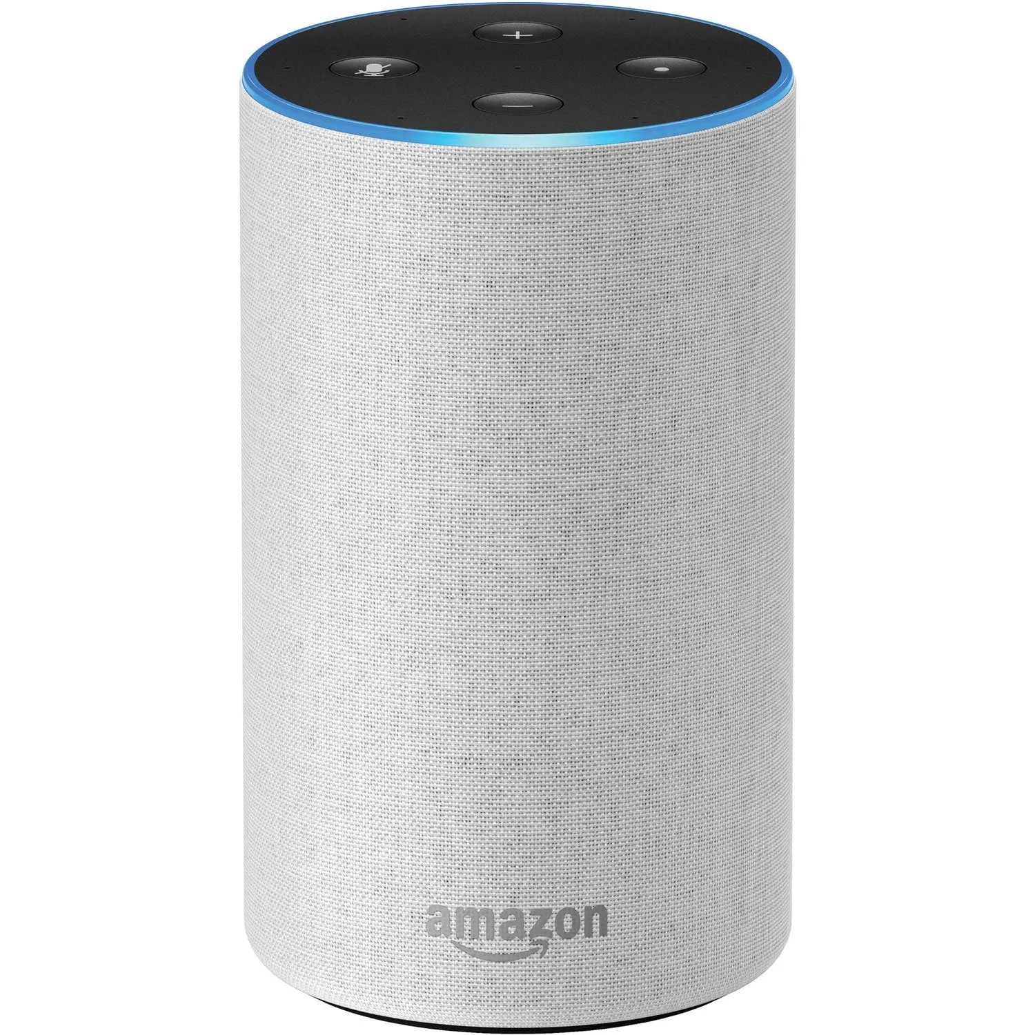 All New Amazon Echo 2nd Generation 2017 Sandstone with improved sound powered by Dolby