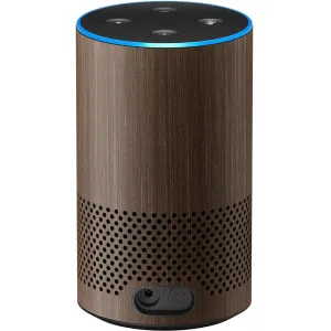 All New Amazon Echo 2nd Generation 2017 Walnut with improved sound powered by Dolby