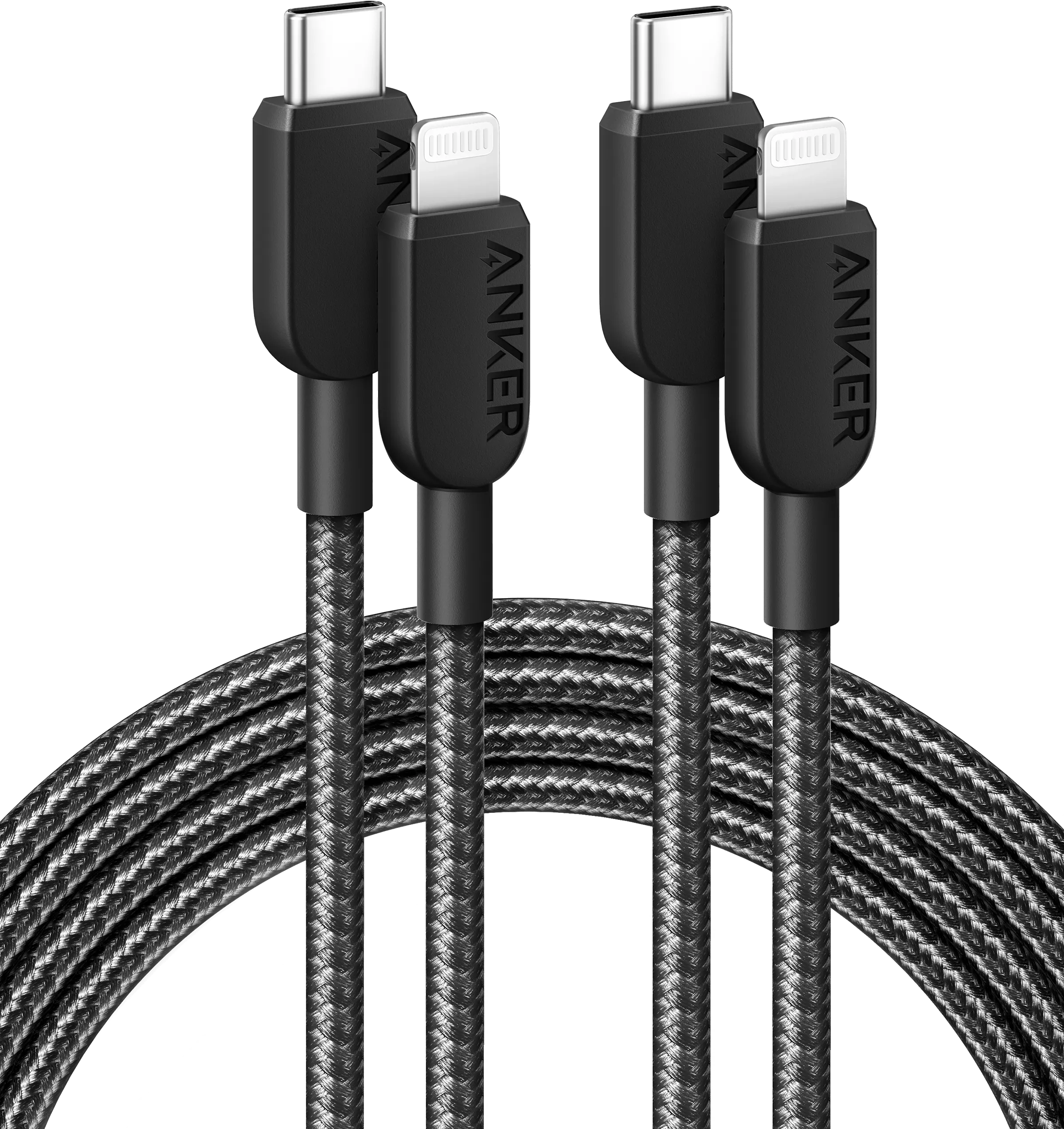 Anker <b>310</b> USB-C to Lightning Cable (6 ft, 2-Pack)