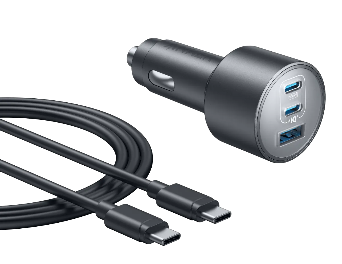 Anker Nano Car Charger (167.5W, 3 Ports)