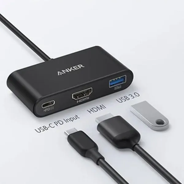 Anker PowerExpand 3in1 Multifunction USB-C PD Hub (A8339)