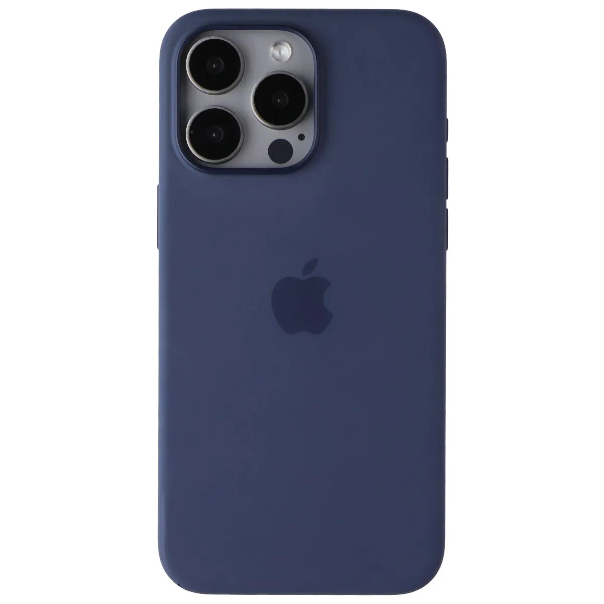 Apple Official Silicone Case for MagSafe for iPhone 15 Pro Max - Storm Blue