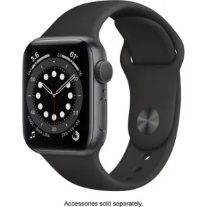 Apple Watch Series 6 (2020) GPS 40 mm - Aluminium Space Gray - Sport band Black