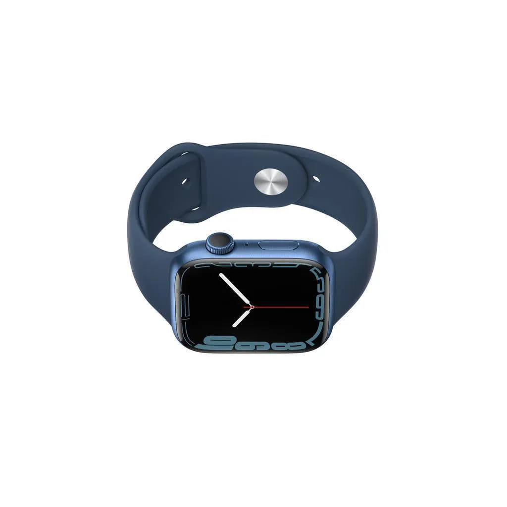 Apple Watch Series 7 (2021) GPS 41 mm - Aluminium Blue - Sport band Blue