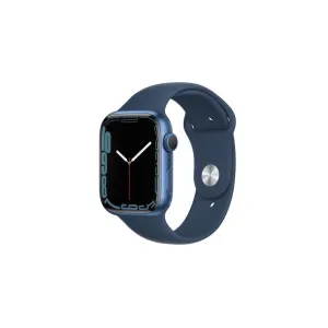 Apple Watch Series 7 (2021) GPS 41 mm - Aluminium Blue - Sport band Blue