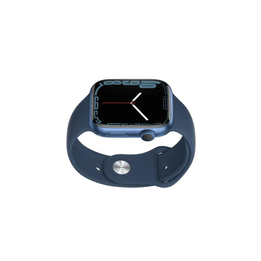 Apple Watch Series 7 (2021) GPS 41 mm - Aluminium Blue - Sport band Blue