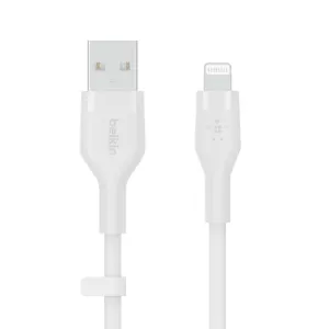 Belkin Cbl Scicone Usb-A Ltg 2M Blc White