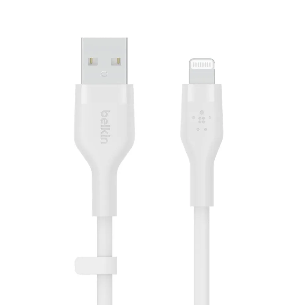 Belkin Cbl Scicone Usb-A Ltg 2M Blc White