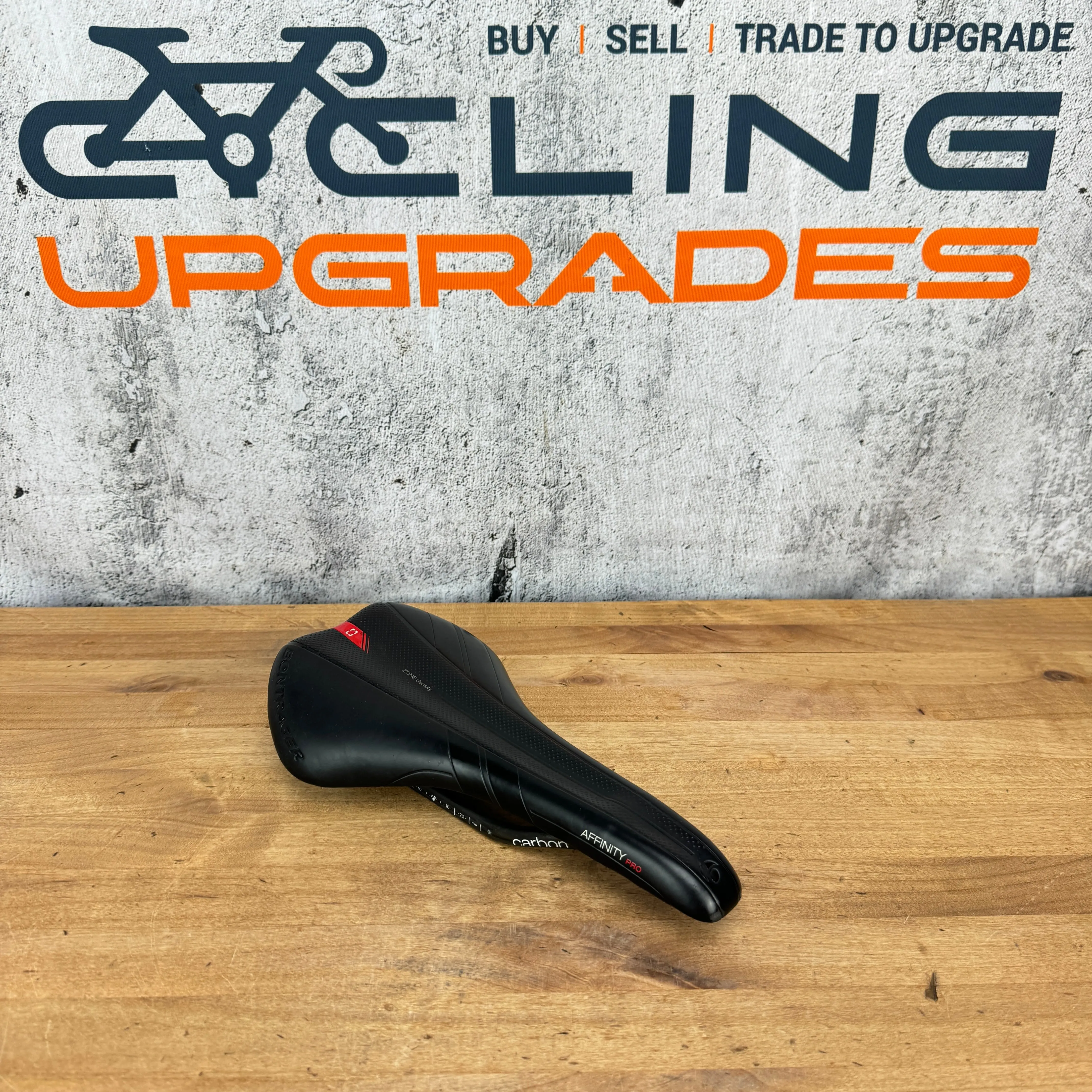 Bontrager Affinity Pro 140mm 7x10mm Carbon Rails Bike Saddle 169g