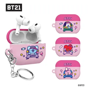 BT21 Pink Candy Shop Apple AirPods Charging Case Cover