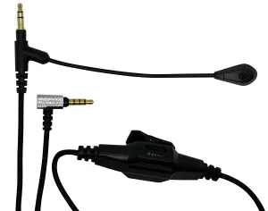 CentralSound Gaming Headset Mic Boom Adapter Cord for Sony Headphones