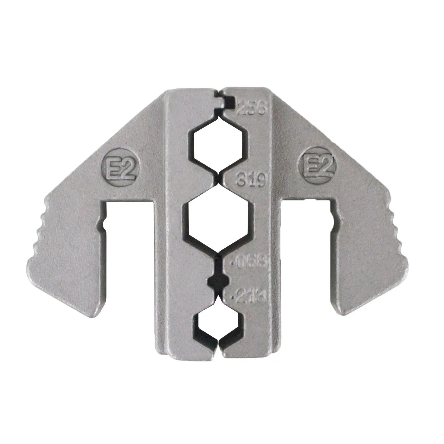 Crimping Tool Die - E2 Die for RG Type Coaxial Cable Connector .256/.319/.068/.213"