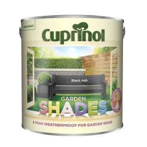 Cuprinol Garden Shades Exterior Woodcare - Black Ash 2.5L