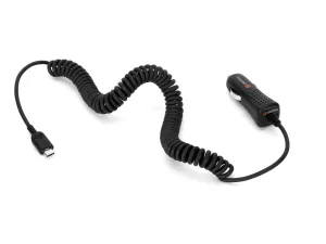 Griffin PowerJolt SE 3FT USB-C (Type C) 15W 3A Coiled Car Charger - Black