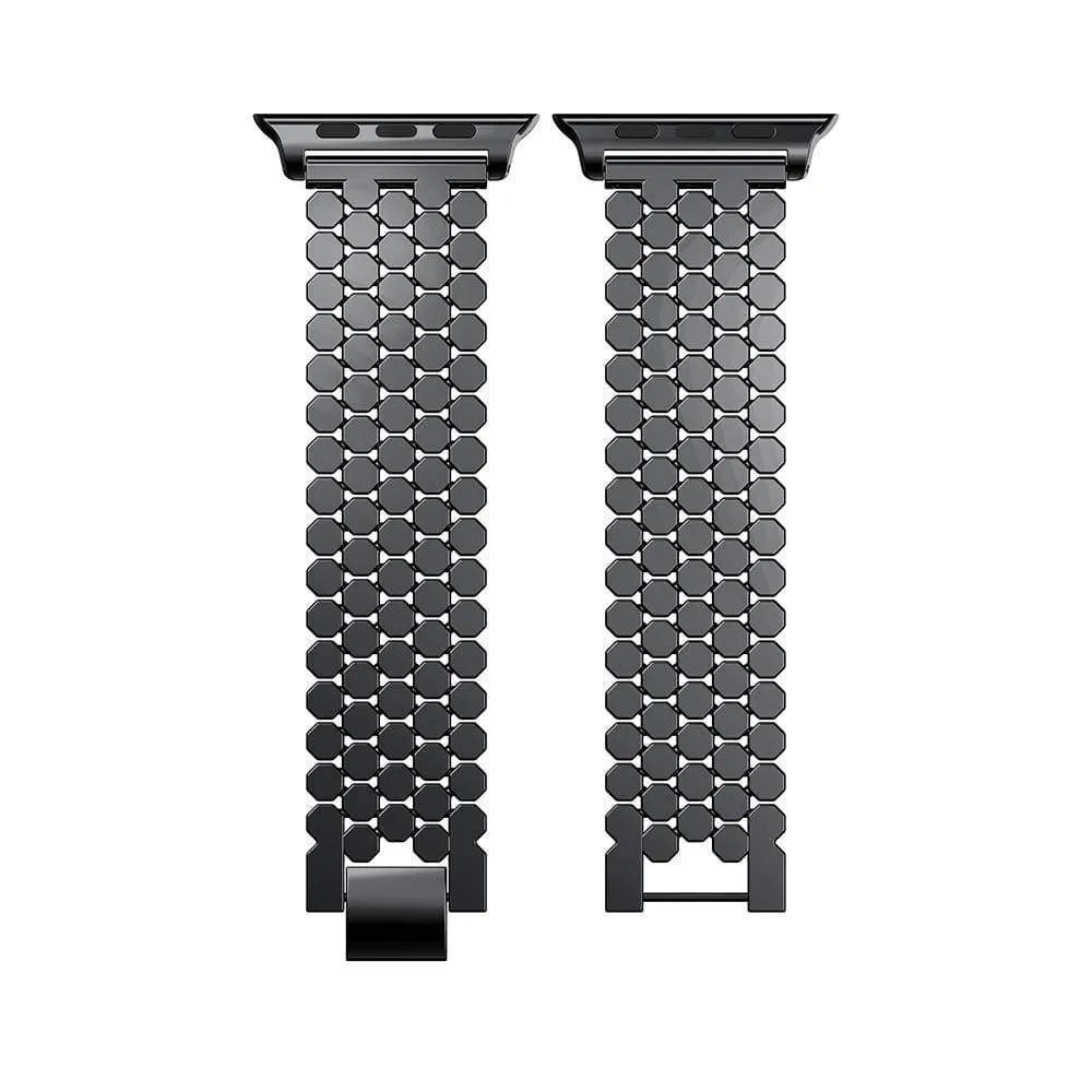 Hexagon Strap Premium Steel for Apple Watch Band