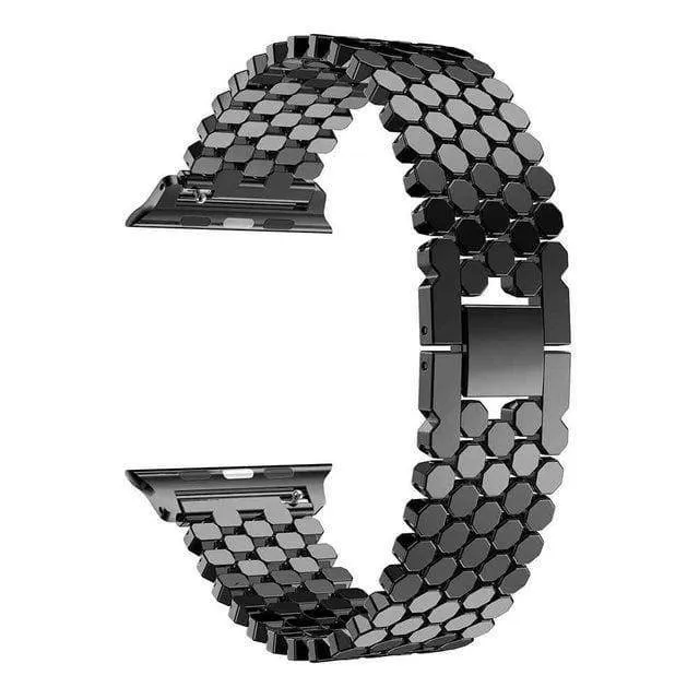 Hexagon Strap Premium Steel for Apple Watch Band