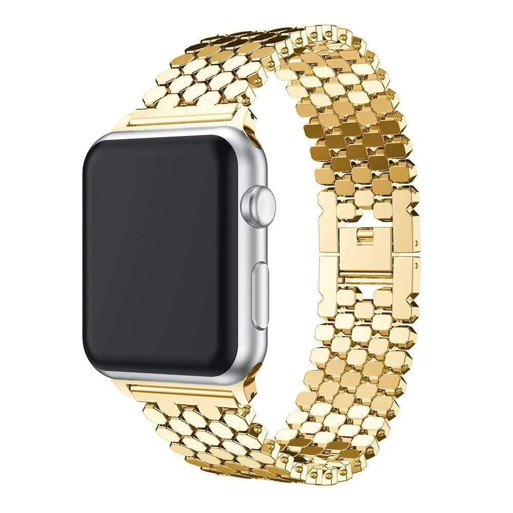 Hexagon Strap Premium Steel for Apple Watch Band