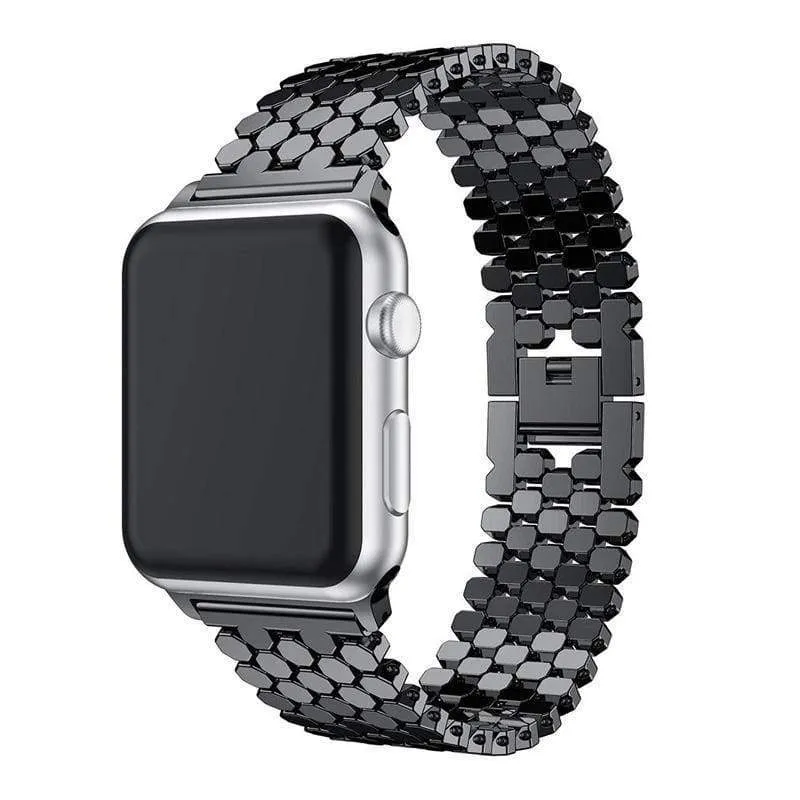 Hexagon Strap Premium Steel for Apple Watch Band