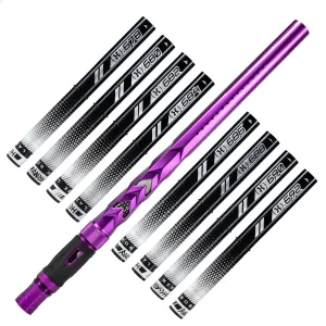 HK Army LAZR Fossil Elite Barrel Kit - 15 inch - Black Inserts - Cocker Threads - Dust Purple