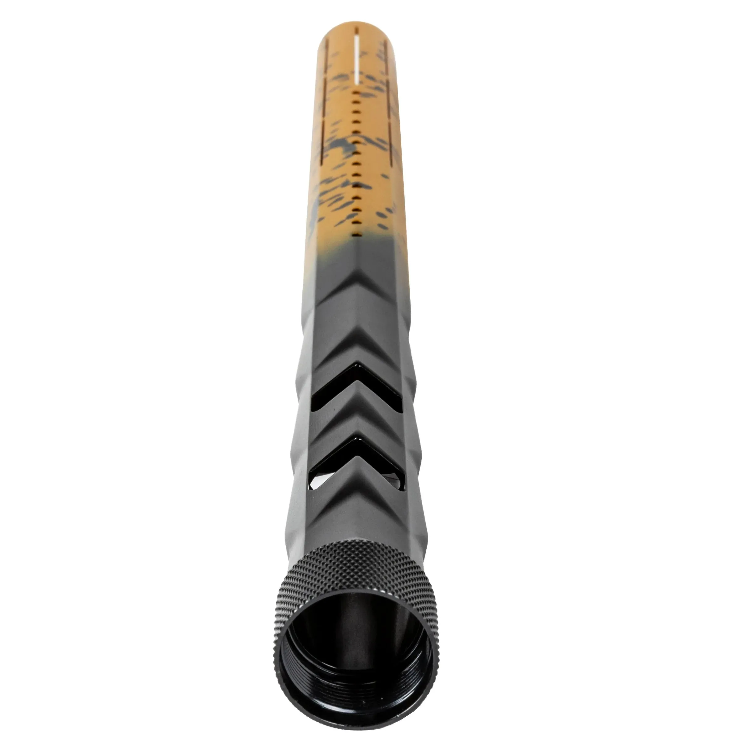 HK Army LAZR Fossil Elite Barrel Kit - 15 inch - Black Inserts - Cocker Threads - Gold/Black Splash