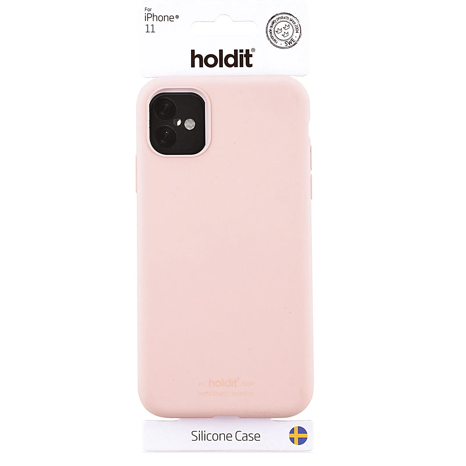 Holdit Phone Case Silicone for iPhone 11/XR - Blush Pink