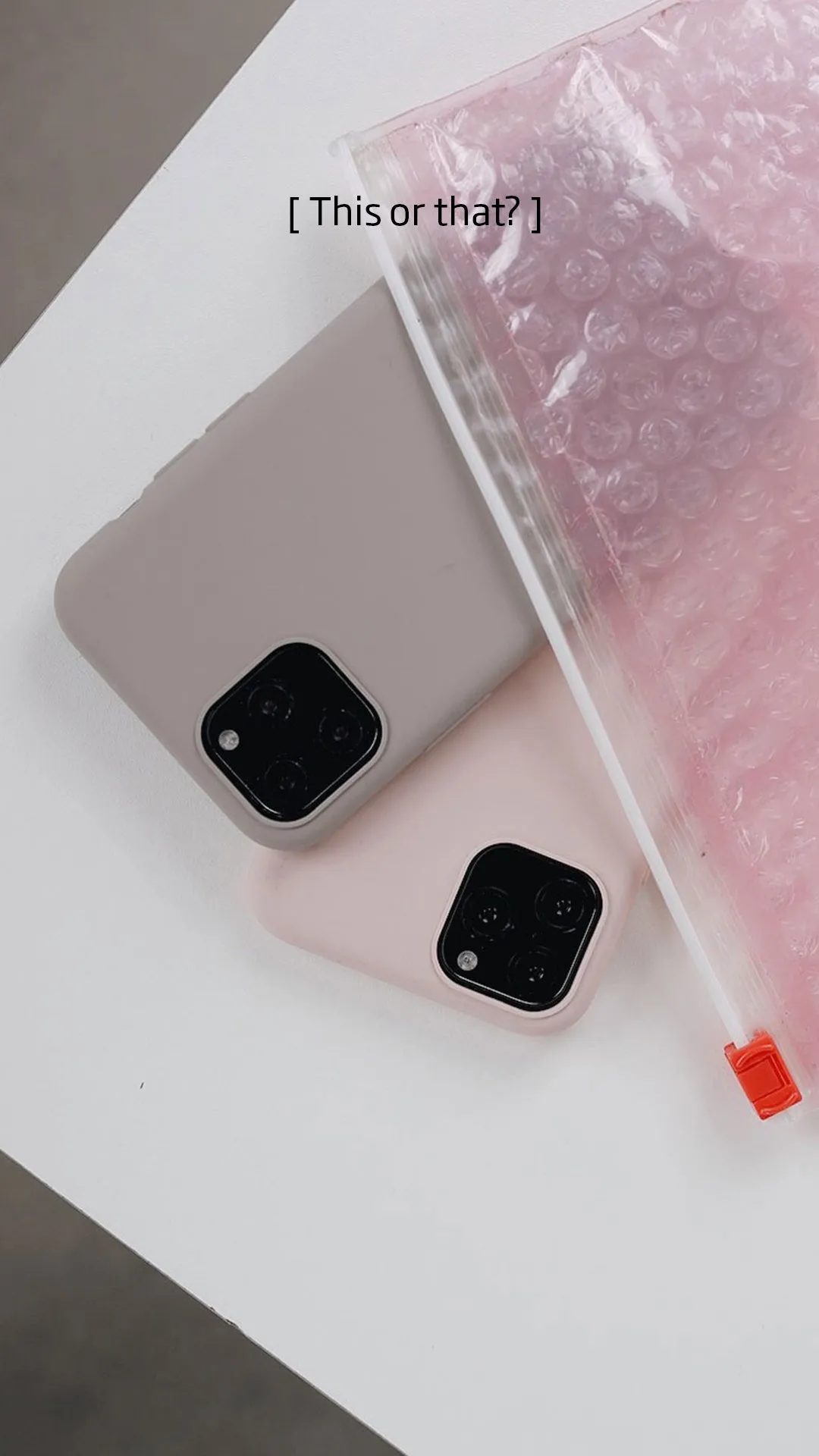 Holdit Phone Case Silicone for iPhone 11/XR - Blush Pink