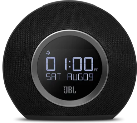 JBL Horizon Bluetooth clock radio with USB charging and ambient light