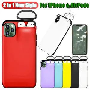 Jetjoy Case for iPhone 11 Pro Max Case Xs Max Xr X 10 8 7 Plus Cover for AirPods 2 1 Holder Hard Case for AirPods Case Hot Sale