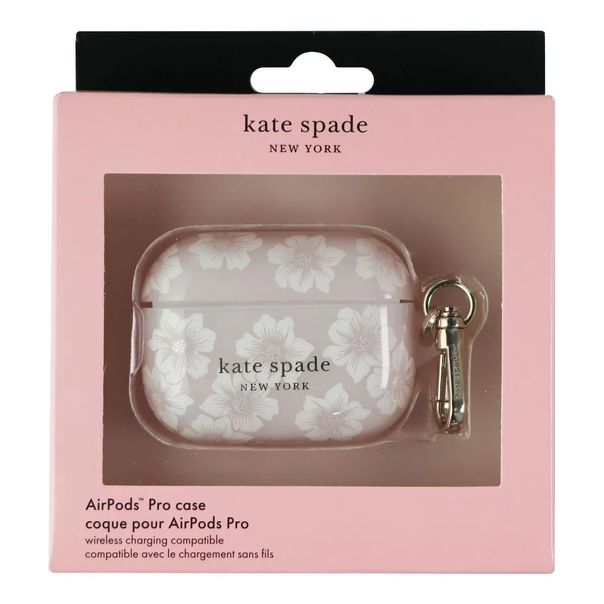 Kate Spade Protective Case for Apple AirPods Pro - Hollyhock Cream/White Flowers