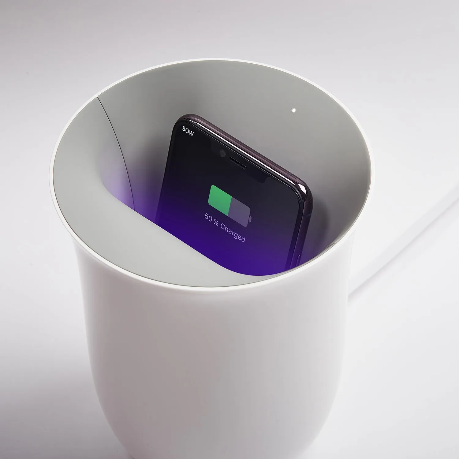 Lexon Oblio Wireless Charging Station with Built in UV Sanitizer