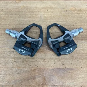 Light Use! Shimano Dura-Ace PD-9000 Carbon  4mm Clipless Pedals No Cleats 258g