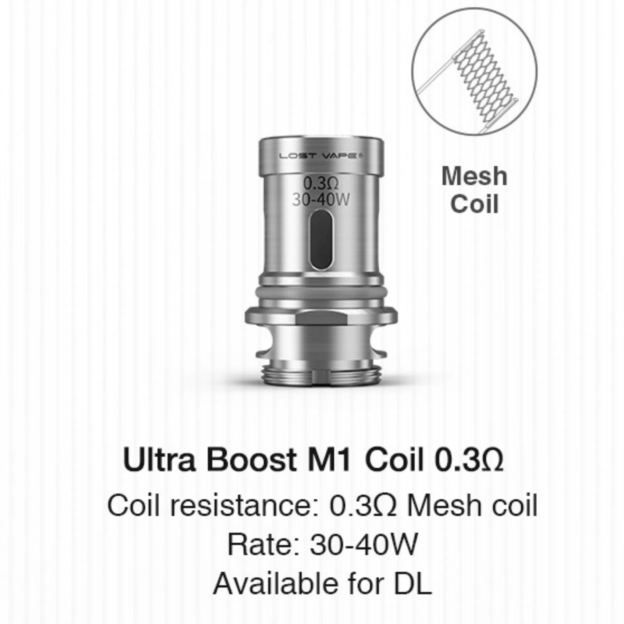 Lost Vape Ultra Boost Coils (5-Pack)