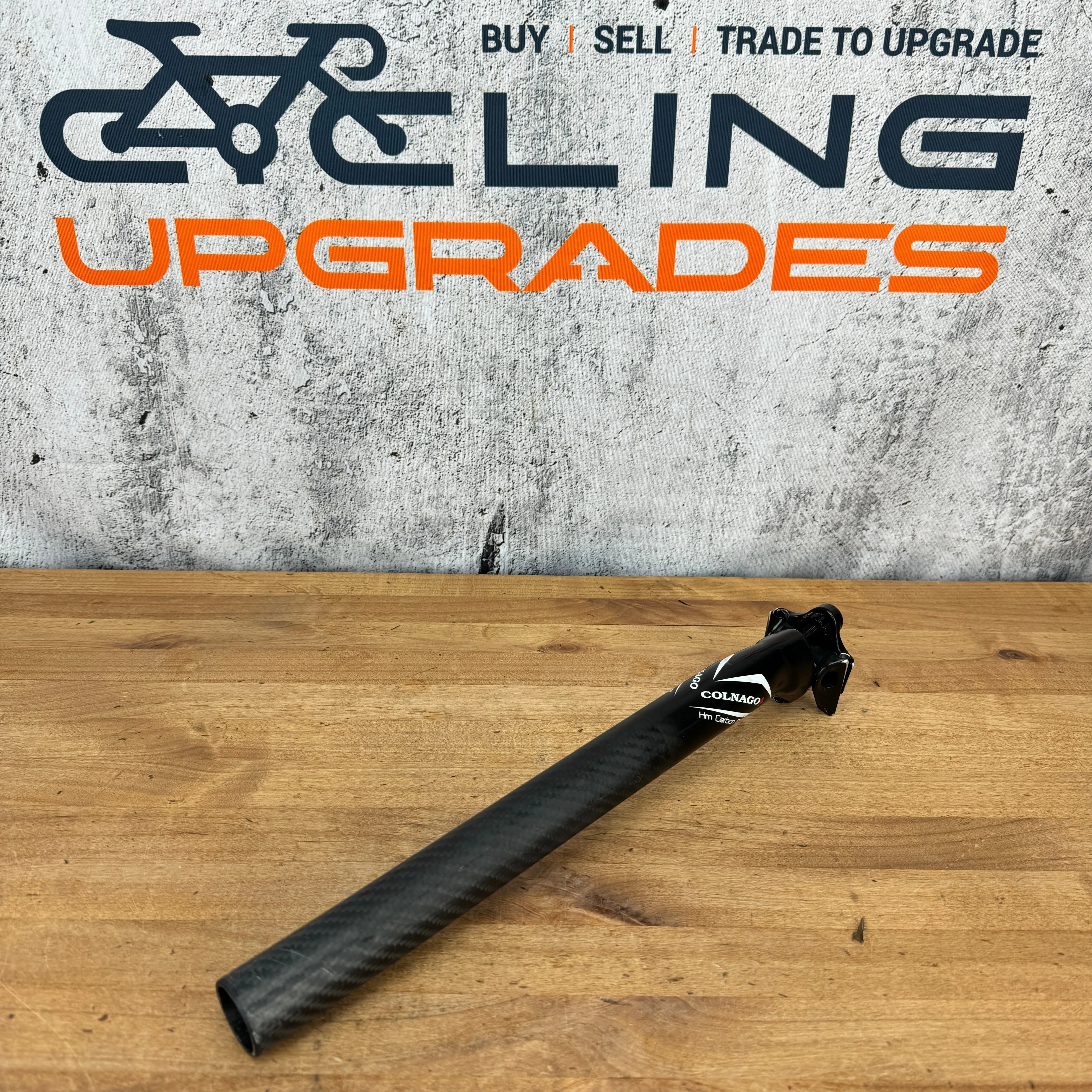 Low Mile! Colnago HM Carbon 31.6mm x 350mm Seatpost 20mm Setback 221g