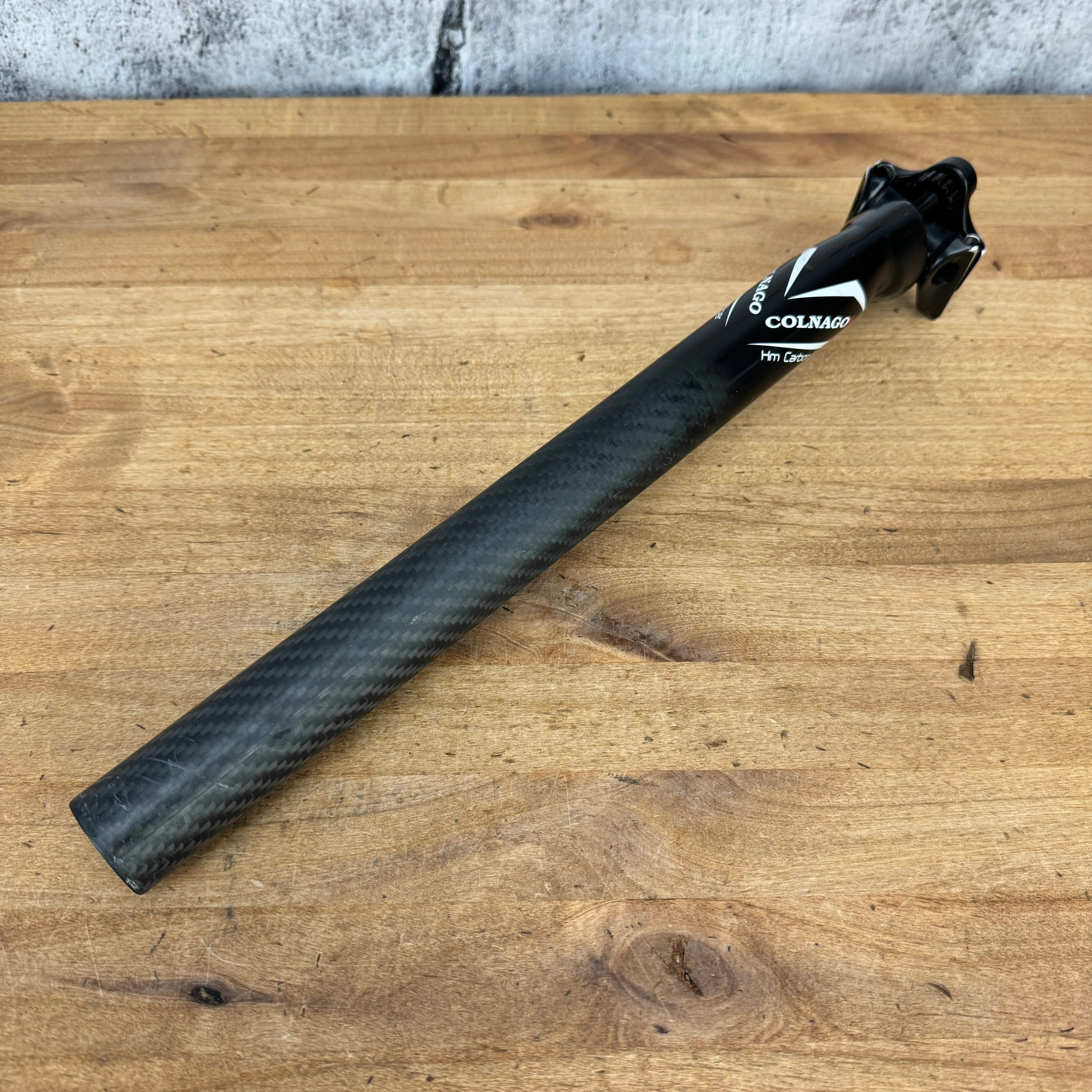 Low Mile! Colnago HM Carbon 31.6mm x 350mm Seatpost 20mm Setback 221g