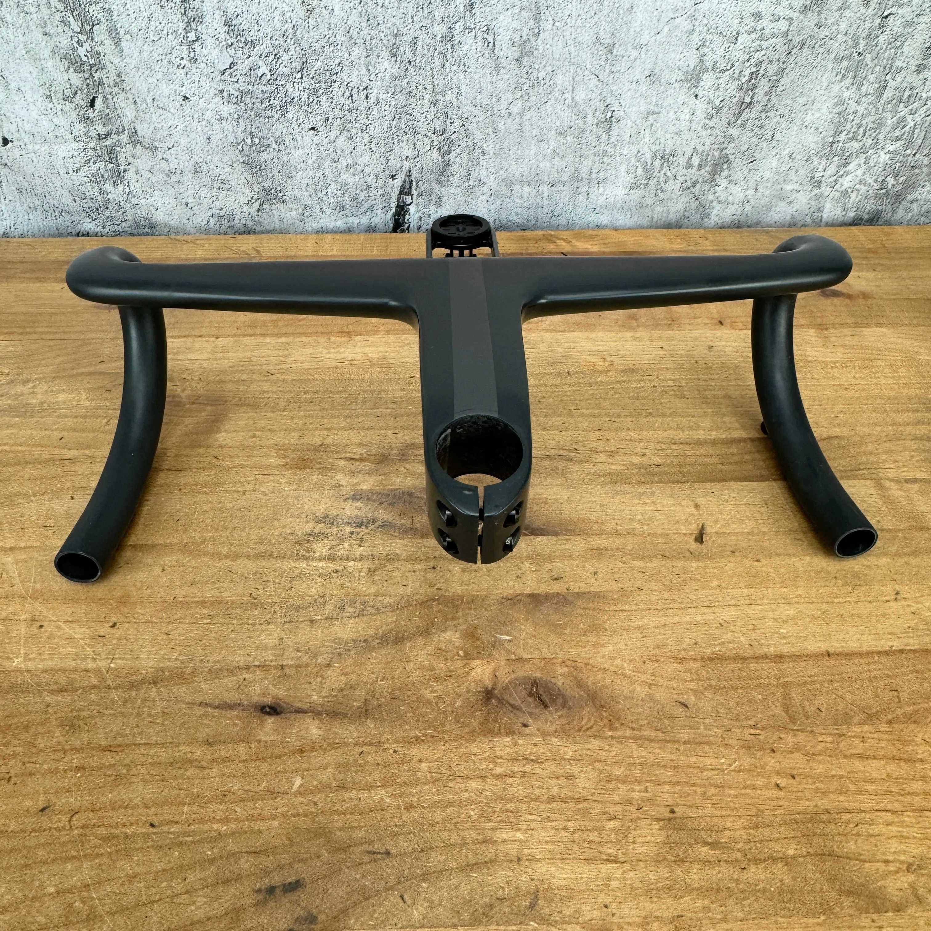 Low Mile Farsports F1s Carbon 120mm x 38cm Integrated Handlebar   Computer Mount