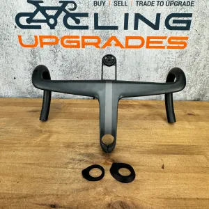 Low Mile Farsports F1s Carbon 120mm x 38cm Integrated Handlebar   Computer Mount