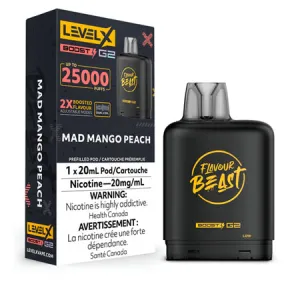 Mad Mango Peach - Level X Flavour Beast Boost 25K