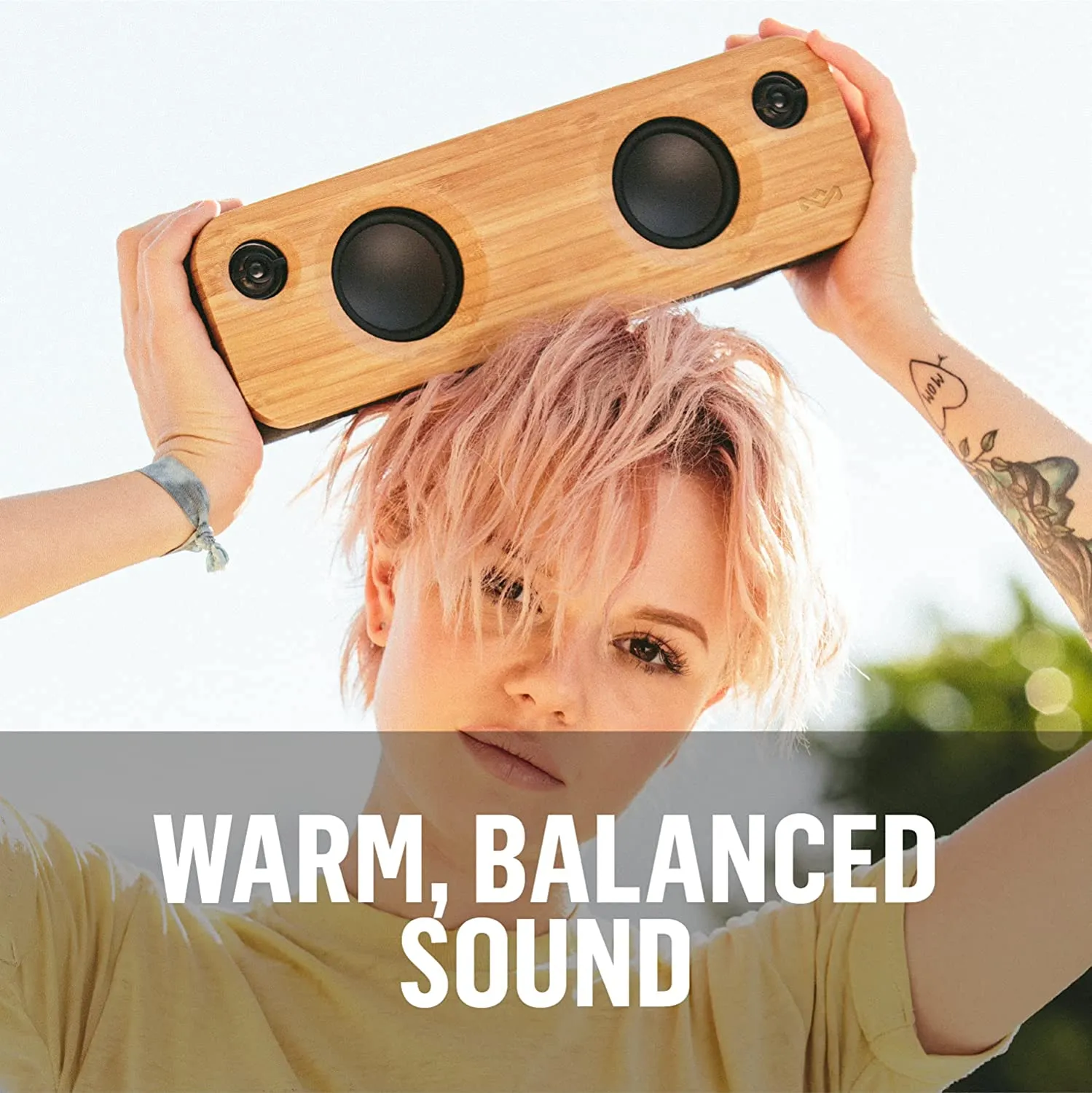 Mini Portable Speaker with Wireless Bluetooth Connectivity, Sustainable Materials