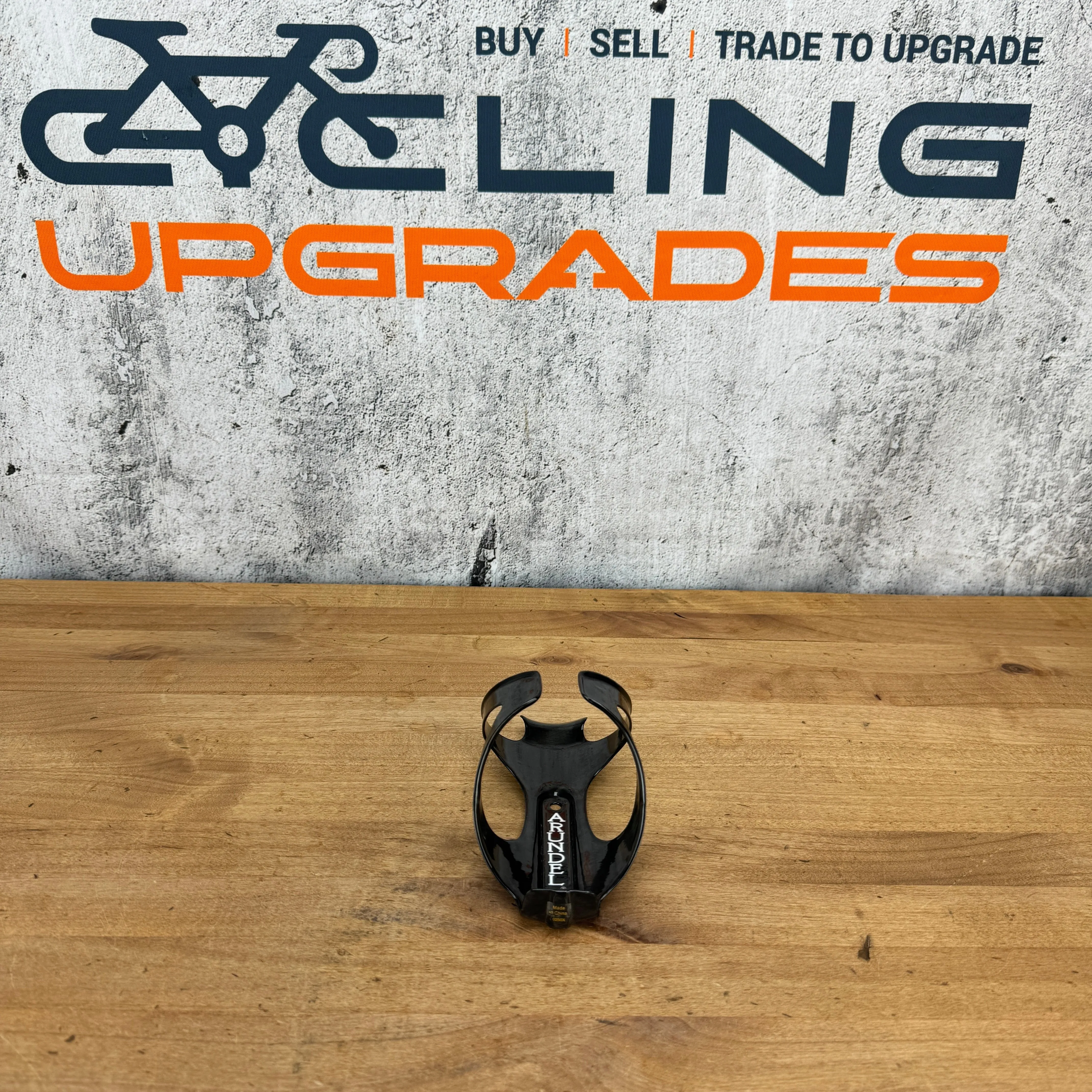 New! Arundel Dave-O UD Gloss Carbon Single Bike Water Bottle Cage MSRP $70