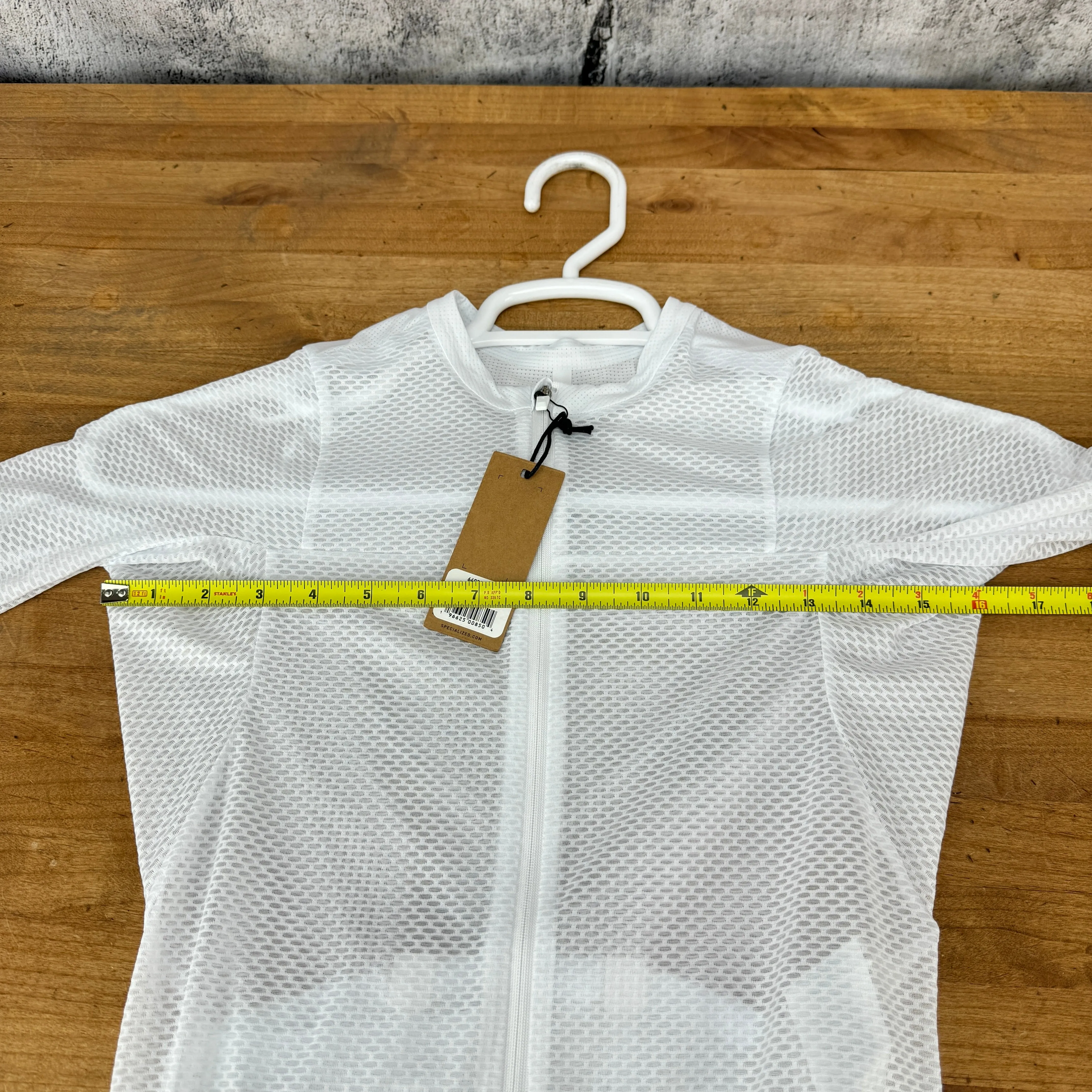 New! Specialized Prime Lightweight White Men's Small Cycling Jersey MSRP $160