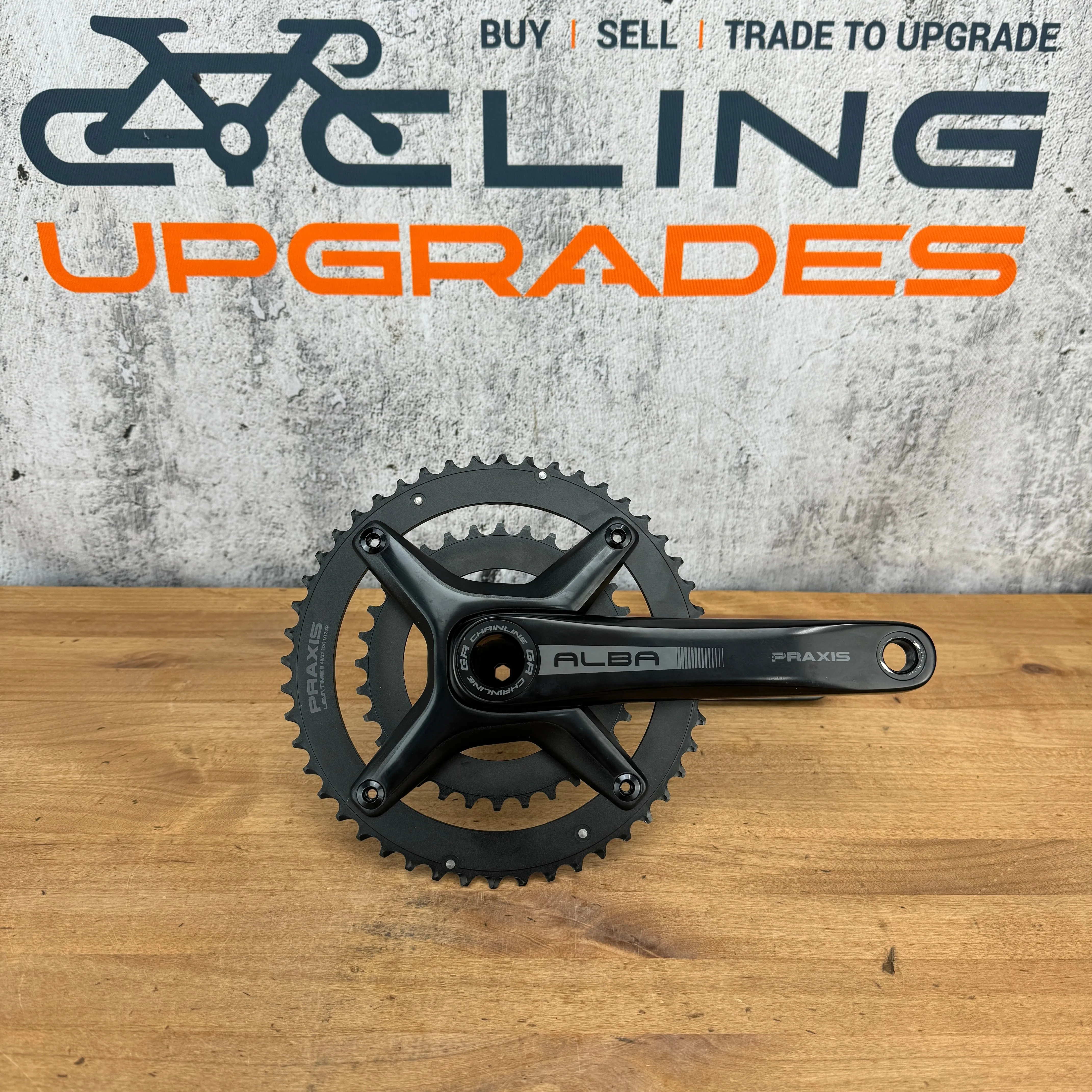 New Takeoff! PraxisWorks Alba 175mm 10-12-Sped 48/32t Crankset 30mm Spindle 791g