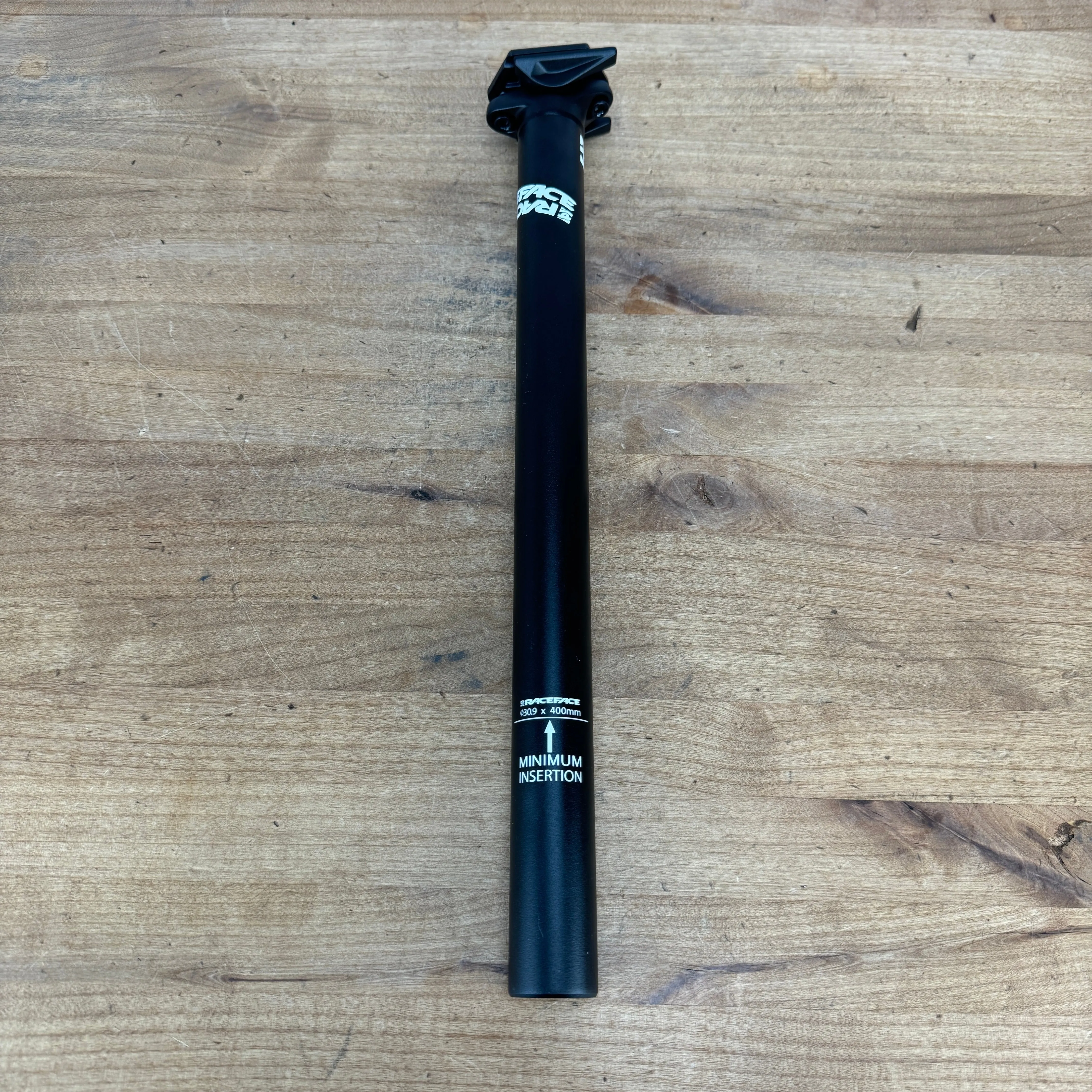 New Takeoff! Race Face Ride Alloy 30.9mm x 400mm Zero Setback Bike Seatpost 351g