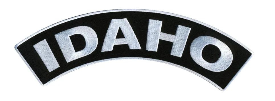 PATCH - IDAHO TOP ROCKER 12"-PPM4023 : 12W 3H