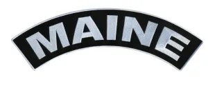 PATCH - MAINE TOP ROCKER 12"-PPM4037 : 12W 3H