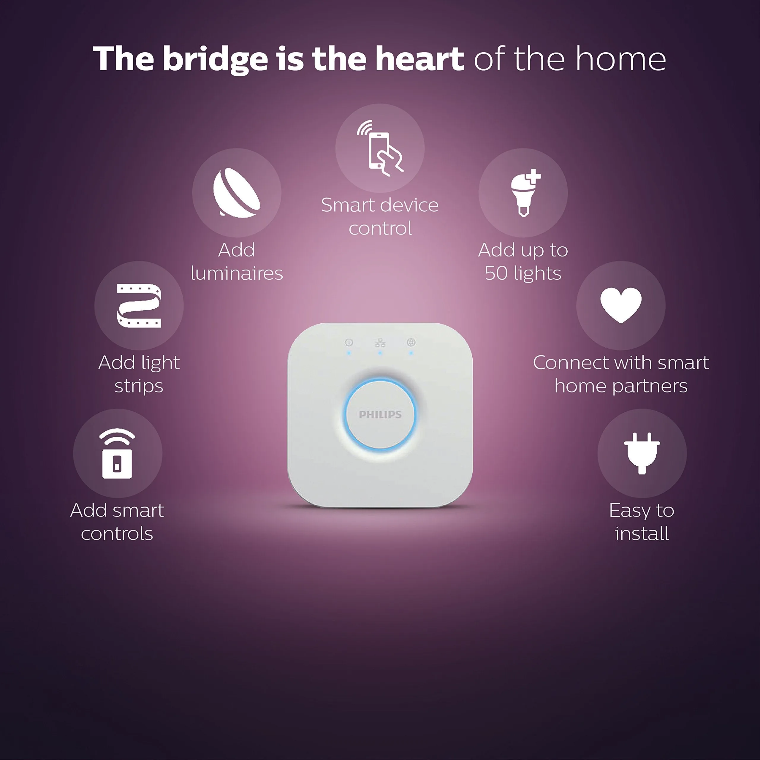 Philips Hue Home Automation Smart Bridge 2.0