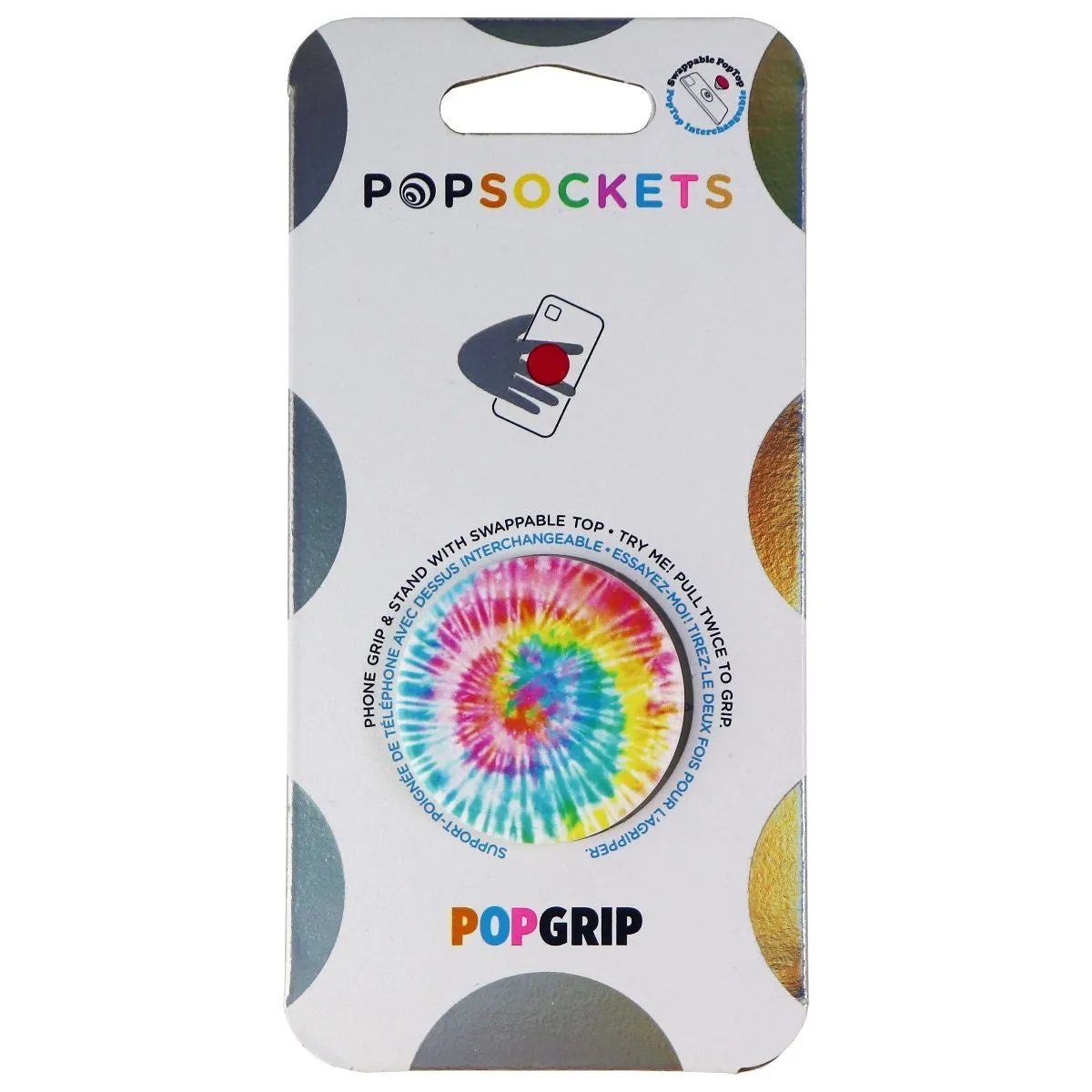 PopSockets PopGrip with Swappable Top for Phones and Tablets - Psych Out