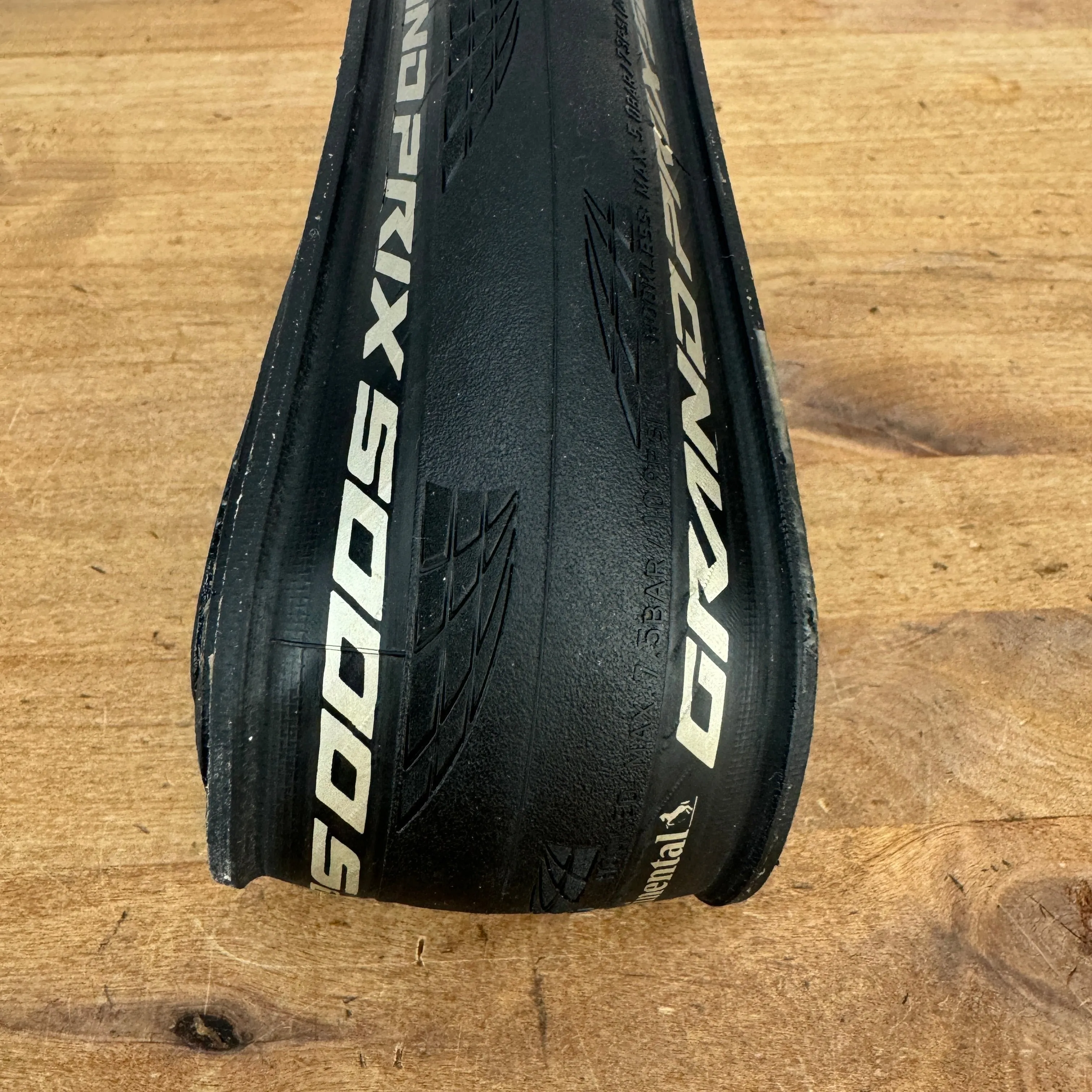 Ridden Once! Single Continental Grand Prix 5000 S TR 700c x 25mm Road Bike Tire